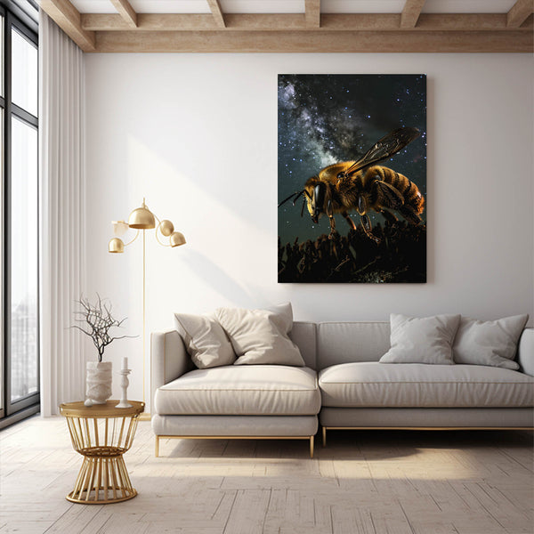 Cosmic Honey Bee Art | MusaArtGallery™