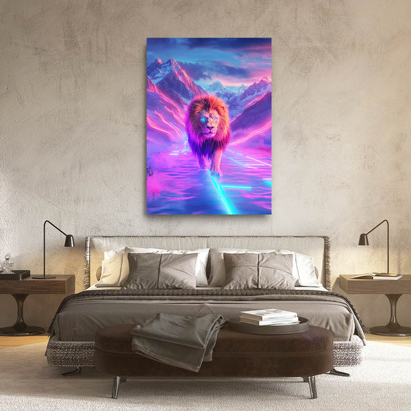 Cosmic Lion Wall Art | MusaArtGallery™