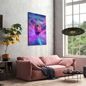 Cosmic Lion Wall Art | MusaArtGallery™