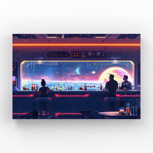 Cosmic Lounge Bar Art | MusaArtGallery™