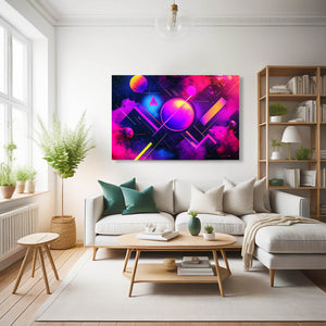 Cosmic Neon Cyberpunk Art | MusaArtGallery™