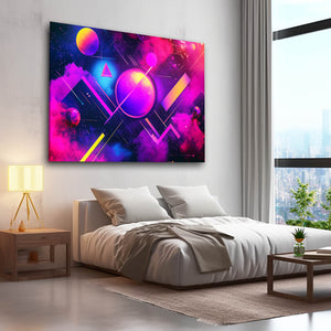 Cosmic Neon Cyberpunk Art | MusaArtGallery™