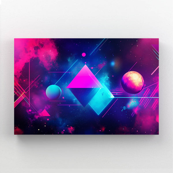 Cosmic Prism Cyberpunk Art | MusaArtGallery™