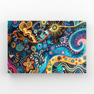 Cosmic Rhythm Mexican Wall Art | MusaArtGallery™