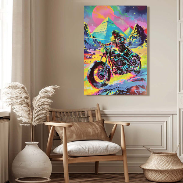 Cosmic Rider Trippy Art | MusaArtGallery™