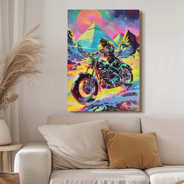 Cosmic Rider Trippy Art | MusaArtGallery™