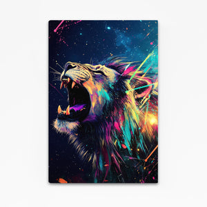 Cosmic Roar Lion Wall Art | MusaArtGallery™