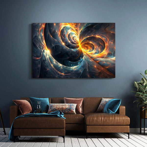 Cosmic Swirl Abstract Art | MusaArtGallery™