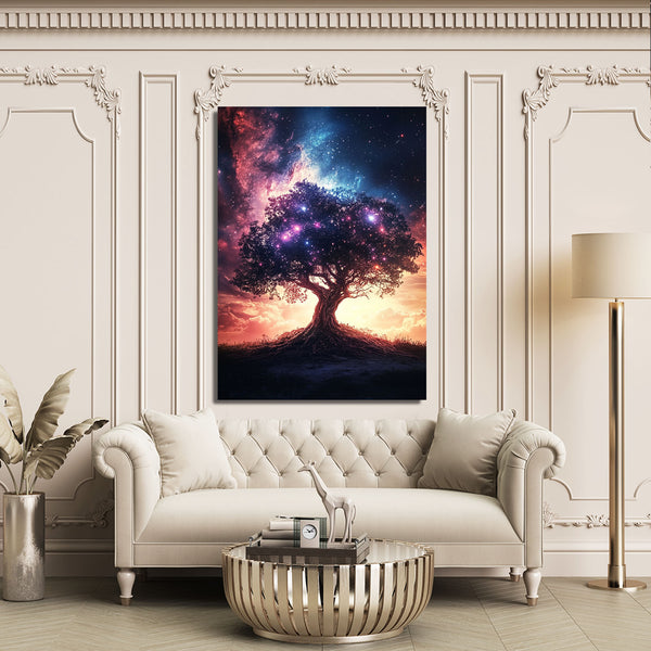 Cosmic Tree Of Life Wall Art