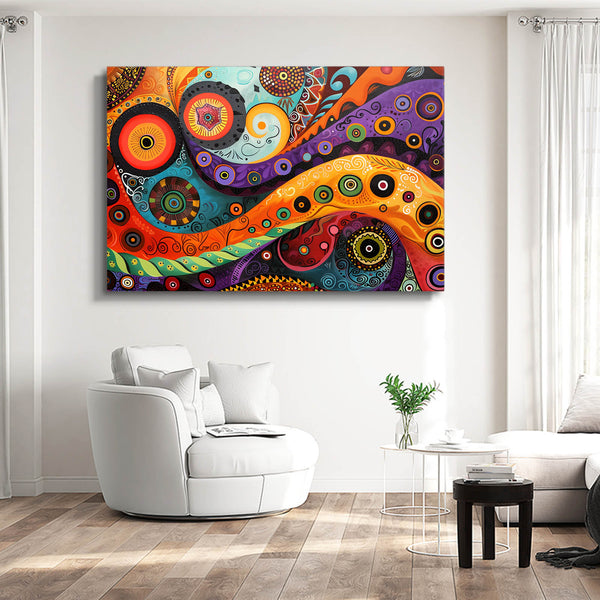 Cosmic Whirl Mexican Wall Art | MusaArtGallery™