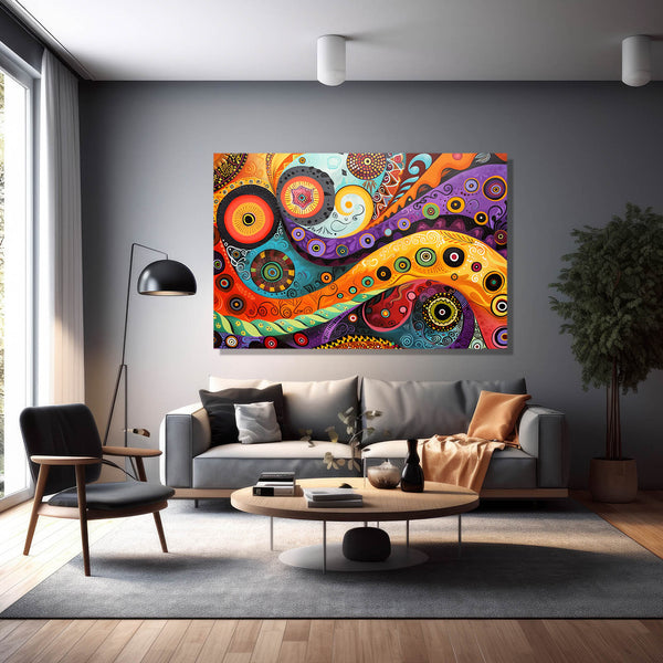 Cosmic Whirl Mexican Wall Art | MusaArtGallery™