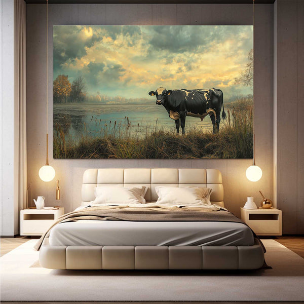 Cow Canvas Wall Art