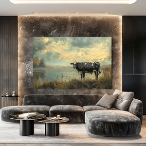 Cow Canvas Wall Art