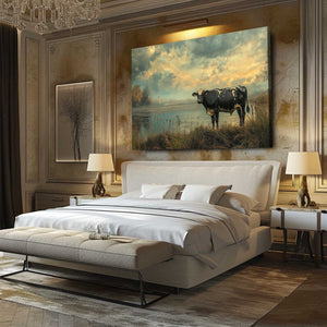 Cow Canvas Wall Art