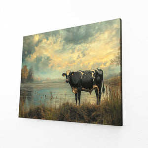 Cow Canvas Wall Art
