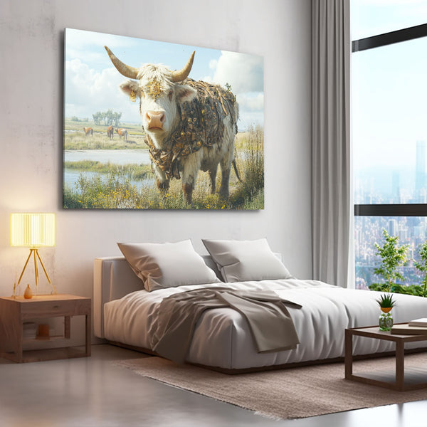 Cow Canvas Wall Decor