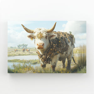 Cow Canvas Wall Decor