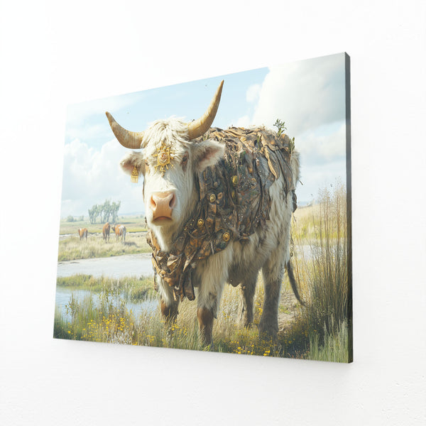 Cow Canvas Wall Decor