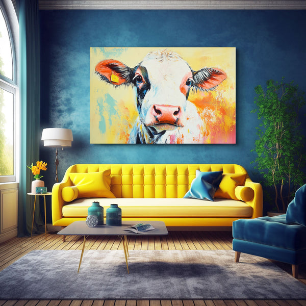 Cow Head Wall Art