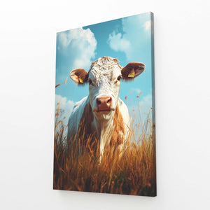 Cow Print Blue