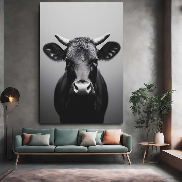 Cow Print Gray