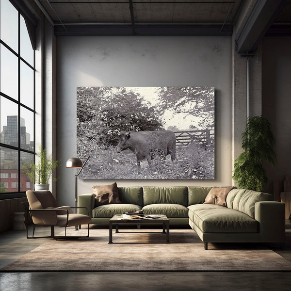 Cow Print Wall Decor