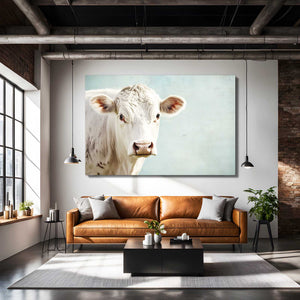 Cow Print White