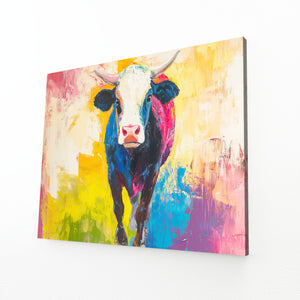Cow Wall Art Colorful