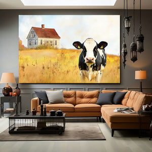 Cow Wall Art Farmhouse