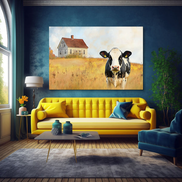 Cow Wall Art Farmhouse