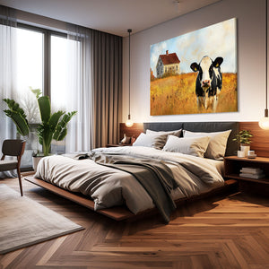 Cow Wall Art Farmhouse