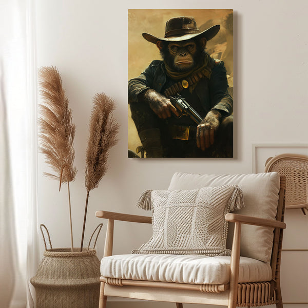 Cowboy Monkey Art