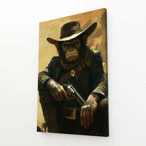 Cowboy Monkey Art