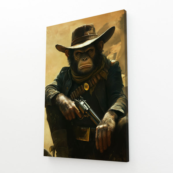 Cowboy Monkey Art