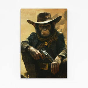 Cowboy Monkey Art