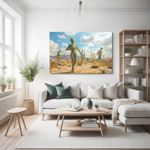 Crazy Cactus Art Print