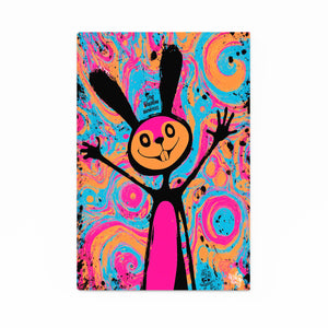 Crazy Rabbit Wall Art