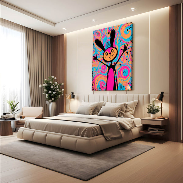 Crazy Rabbit Wall Art