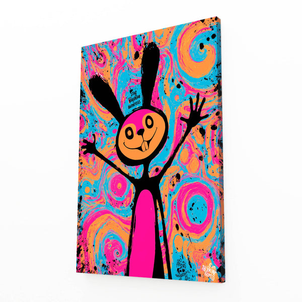 Crazy Rabbit Wall Art