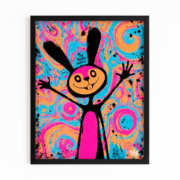 Crazy Rabbit Wall Art