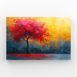 Crimson Blaze Tree Art | MusaArtGallery™