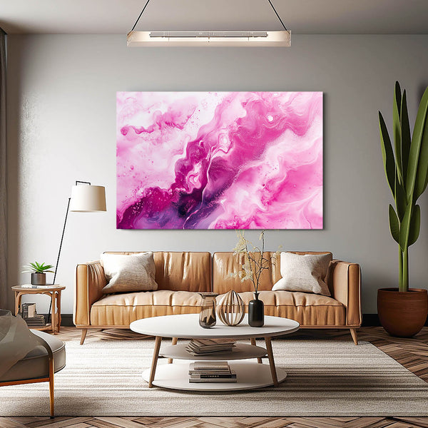 Crimson Dream Pink Abstract Art | MusaArtGallery™