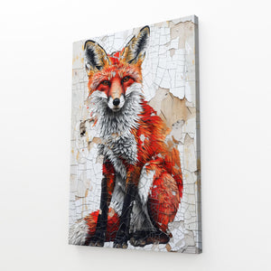 Crimson Majesty Fox Art | MusaArtGallery™