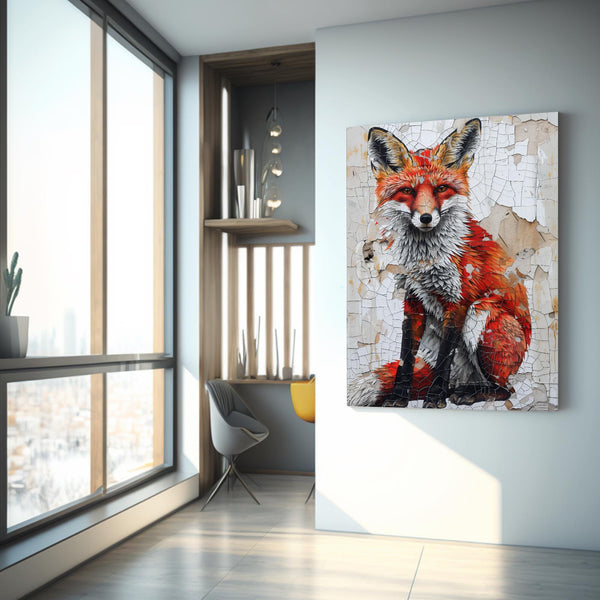 Crimson Majesty Fox Art | MusaArtGallery™