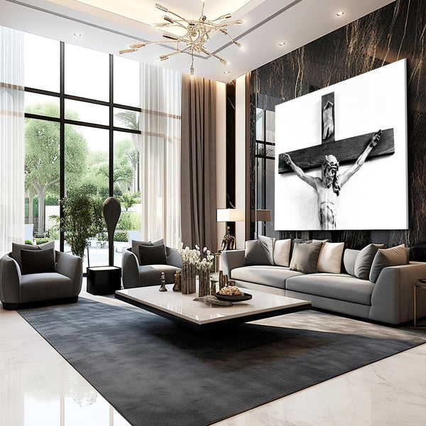 Crucifixion Elegance Christian Wall Art | MusaArtGallery™