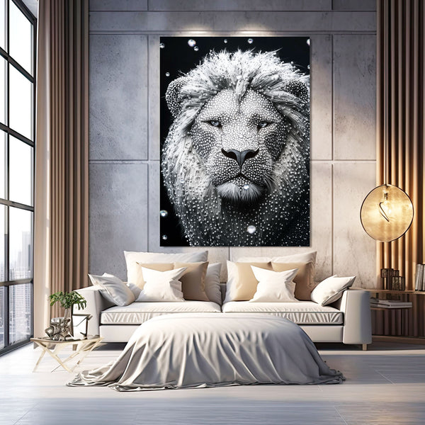 Crystal Majesty Lion Wall Art | MusaArtGallery™