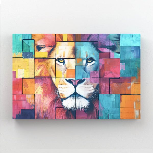 Cubic Majesty Lion Wall Art | MusaArtGallery™