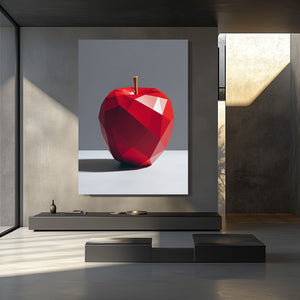 Cubism Apple Wall Art