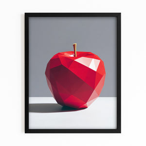 Cubism Apple Wall Art