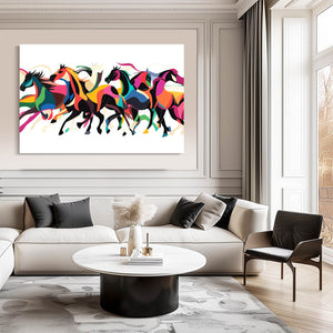 Cubism Horse Art